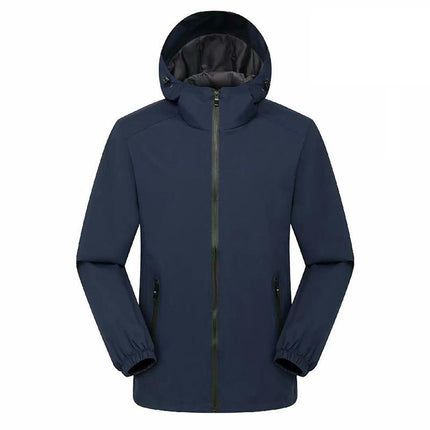 Men's and women's Spring and Autumn Thin Jackets, Windproof and Waterproof Hooded Hiking Jackets