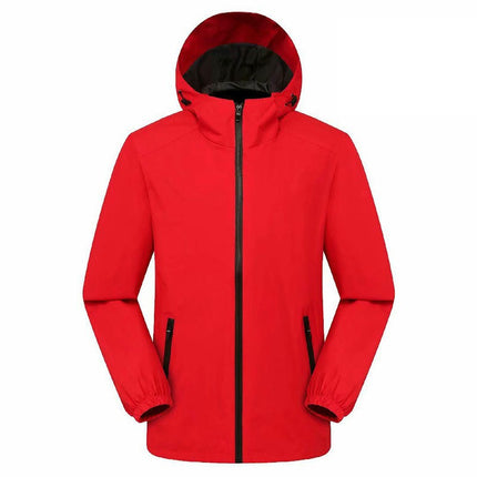 Men's and women's Spring and Autumn Thin Jackets, Windproof and Waterproof Hooded Hiking Jackets