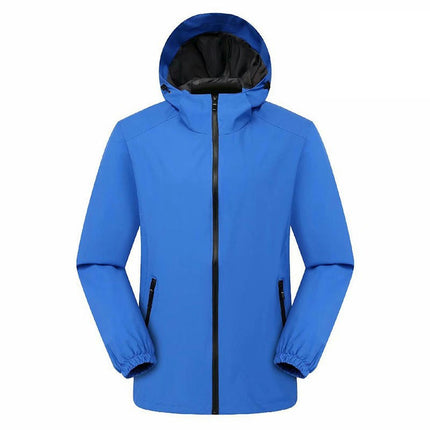 Men's and women's Spring and Autumn Thin Jackets, Windproof and Waterproof Hooded Hiking Jackets