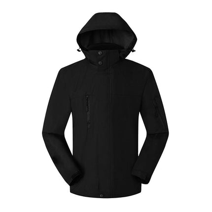 Men's and Women's Ski Jacket Warm Winter Coat Hooded  Waterproof Mountain Windbreaker for Hiking Traval