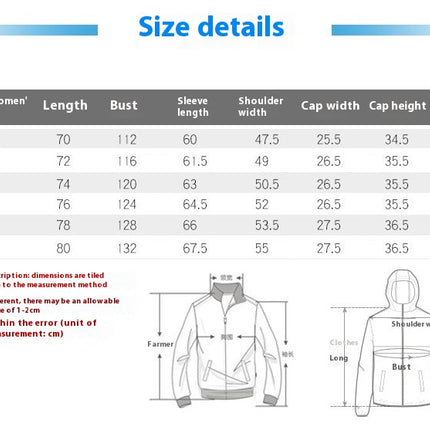 Men's and Women's Ski Jacket Warm Winter Coat Hooded  Waterproof Mountain Windbreaker for Hiking Traval