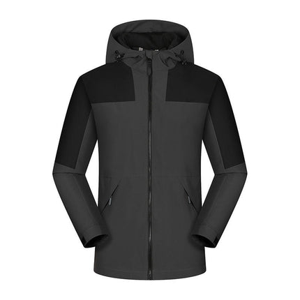 Mens Lightweight Waterproof Windproof Raincoat Hooded jackets Hiking Cycling Mountaineering clothing