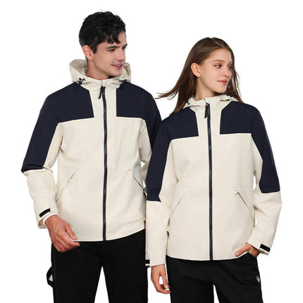 Mens Lightweight Waterproof Windproof Raincoat Hooded jackets Hiking Cycling Mountaineering clothing