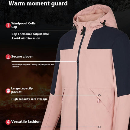 Mens Lightweight Waterproof Windproof Raincoat Hooded jackets Hiking Cycling Mountaineering clothing
