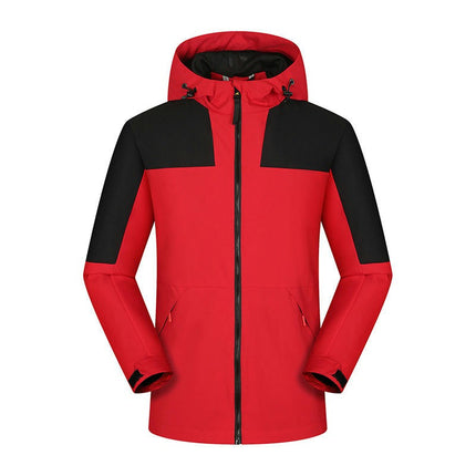 Mens Lightweight Waterproof Windproof Raincoat Hooded jackets Hiking Cycling Mountaineering clothing