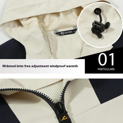 Mens Lightweight Waterproof Windproof Raincoat Hooded jackets Hiking Cycling Mountaineering clothing