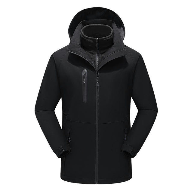 Dual Control Heating Jacket 3 In 1 Cold Protection and Warm Ski Suit Jacket Smart Electric Heating Suit
