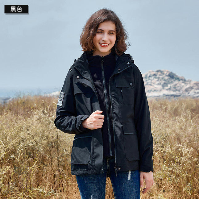 Warm 3-in-1 Jacket - Waterproof Jacket, Outdoor Windproof Mountaineering Clothing