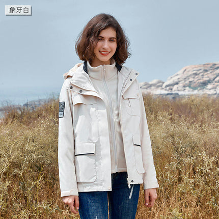 Warm 3-in-1 Jacket - Waterproof Jacket, Outdoor Windproof Mountaineering Clothing