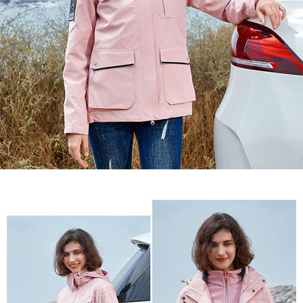 Warm 3-in-1 Jacket - Waterproof Jacket, Outdoor Windproof Mountaineering Clothing