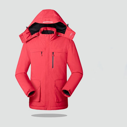 Heated Jacket for Men and Women, Winter Coat, Carbon Fiber Heating Wire Heated Hooded Jacket