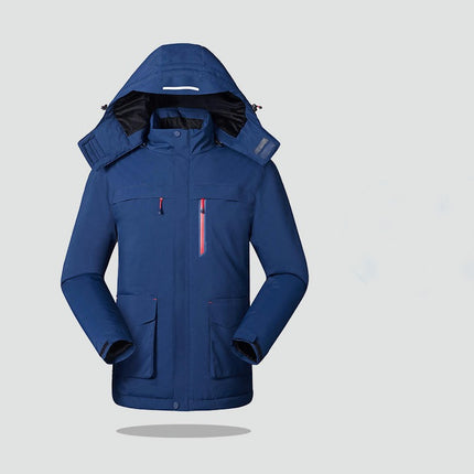 Heated Jacket for Men and Women, Winter Coat, Carbon Fiber Heating Wire Heated Hooded Jacket