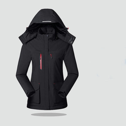 Heated Jacket for Men and Women, Winter Coat, Carbon Fiber Heating Wire Heated Hooded Jacket