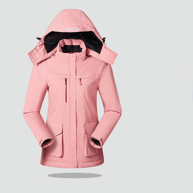 Heated Jacket for Men and Women, Winter Coat, Carbon Fiber Heating Wire Heated Hooded Jacket