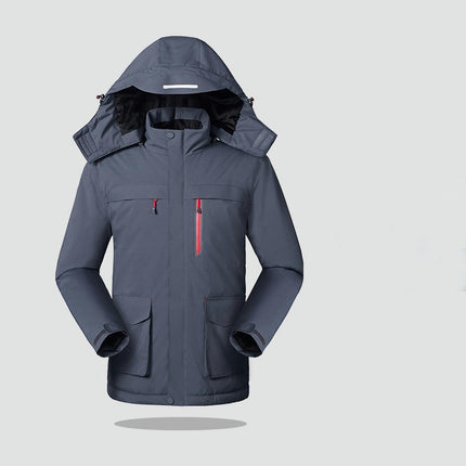 Heated Jacket for Men and Women, Winter Coat, Carbon Fiber Heating Wire Heated Hooded Jacket