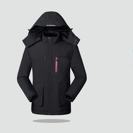 Heated Jacket for Men and Women, Winter Coat, Carbon Fiber Heating Wire Heated Hooded Jacket