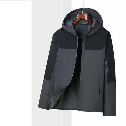Thin Jacket-Outdoor Windproof and Rainproof Hooded Men's and Women's Mountaineering Clothes