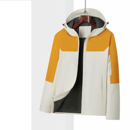 Thin Jacket-Outdoor Windproof and Rainproof Hooded Men's and Women's Mountaineering Clothes