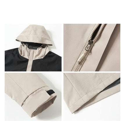 Thin Jacket-Outdoor Windproof and Rainproof Hooded Men's and Women's Mountaineering Clothes