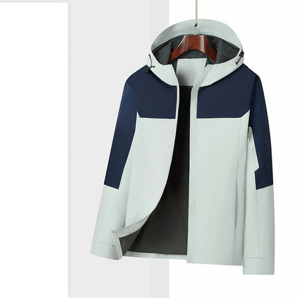 Thin Jacket-Outdoor Windproof and Rainproof Hooded Men's and Women's Mountaineering Clothes