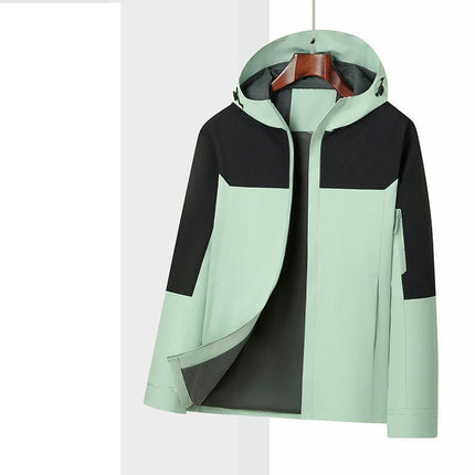 Thin Jacket-Outdoor Windproof and Rainproof Hooded Men's and Women's Mountaineering Clothes