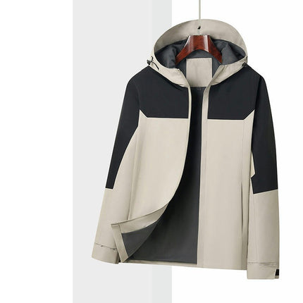 Thin Jacket-Outdoor Windproof and Rainproof Hooded Men's and Women's Mountaineering Clothes