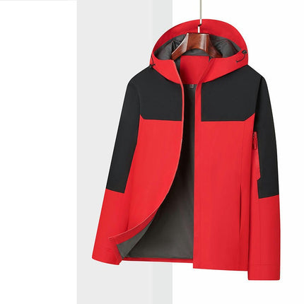 Thin Jacket-Outdoor Windproof and Rainproof Hooded Men's and Women's Mountaineering Clothes