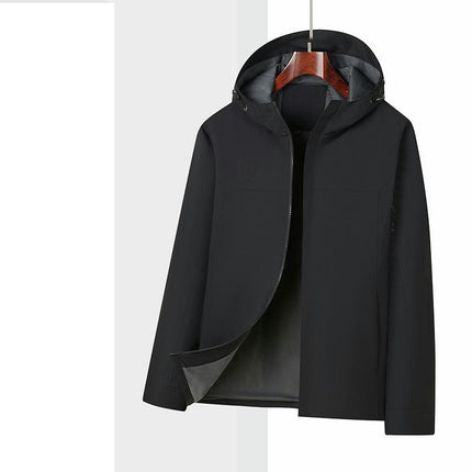 Thin Jacket-Outdoor Windproof and Rainproof Hooded Men's and Women's Mountaineering Clothes