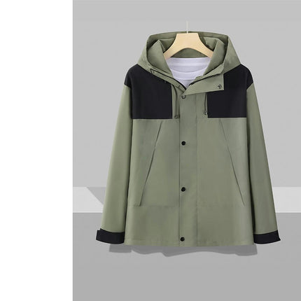 Men and Women Windproof Jacket Waterproof Lightweight Mountain Sport Jacket Hooded Raincoat