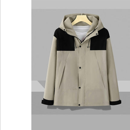 Men and Women Windproof Jacket Waterproof Lightweight Mountain Sport Jacket Hooded Raincoat