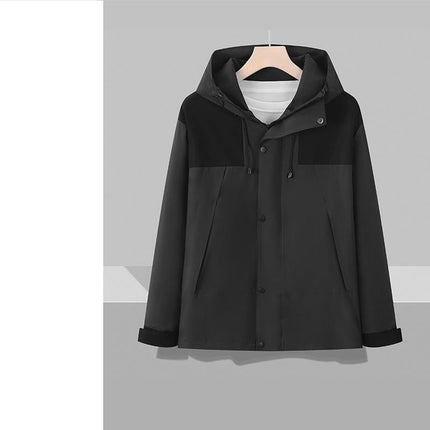Men and Women Windproof Jacket Waterproof Lightweight Mountain Sport Jacket Hooded Raincoat