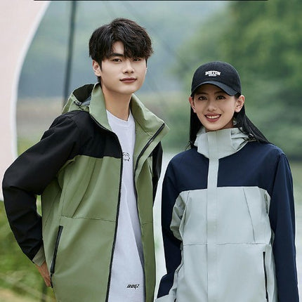 Lightweight Waterproof Jacket Windproof Rain Hooded jackets for Men and Women Hiking Cycling Travel