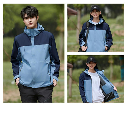 Lightweight Waterproof Jacket Windproof Rain Hooded jackets for Men and Women Hiking Cycling Travel