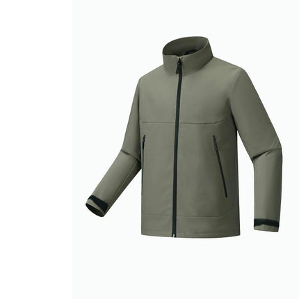 Men's and Women's Stand Collar Thin Jacket Spring and Autumn Outdoor Windproof and Rainproof Jacket