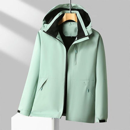 Mens Windproof Jacket Waterproof Lightweight Mountain Sport Jacket Hooded Windbreaker Raincoat