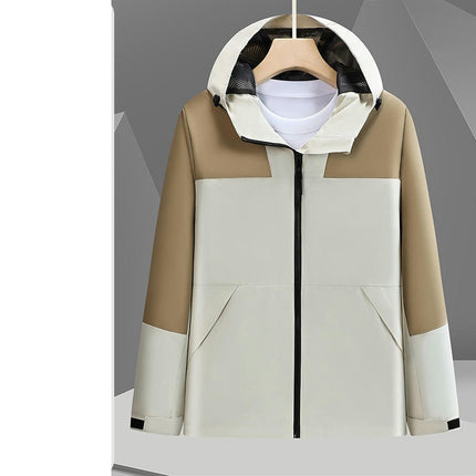 Rain Jacket for Men and Women, Waterproof Raincoat Lightweight Outdoor Rain Coat Windbreaker with Hood