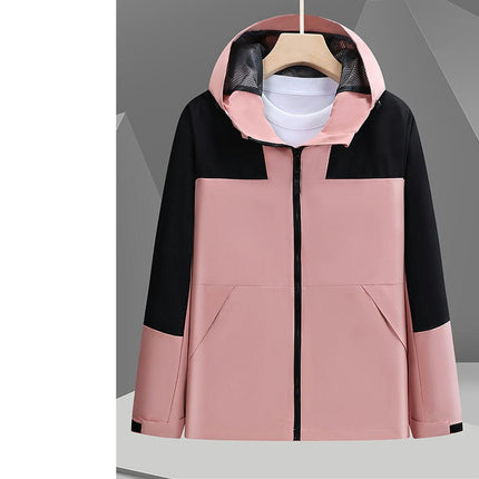 Rain Jacket for Men and Women, Waterproof Raincoat Lightweight Outdoor Rain Coat Windbreaker with Hood