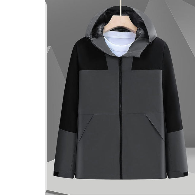 Rain Jacket for Men and Women, Waterproof Raincoat Lightweight Outdoor Rain Coat Windbreaker with Hood