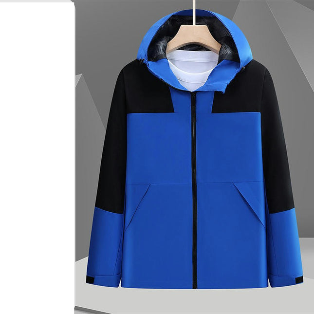 Rain Jacket for Men and Women, Waterproof Raincoat Lightweight Outdoor Rain Coat Windbreaker with Hood