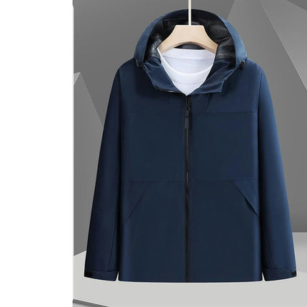 Rain Jacket for Men and Women, Waterproof Raincoat Lightweight Outdoor Rain Coat Windbreaker with Hood