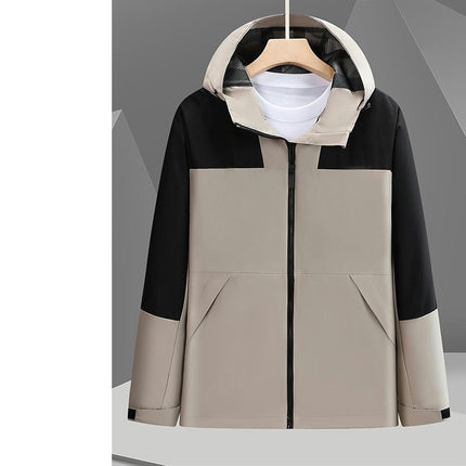 Rain Jacket for Men and Women, Waterproof Raincoat Lightweight Outdoor Rain Coat Windbreaker with Hood