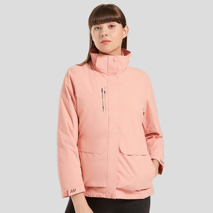 Winter Outdoor Three-In-One Jacket With Detachable Down Liner, Windproof and Rainproof Jacket