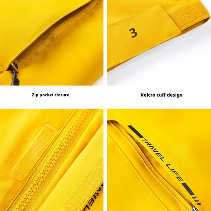 Winter Outdoor Three-In-One Jacket With Detachable Down Liner, Windproof and Rainproof Jacket