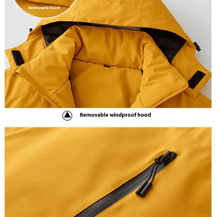 Waterproof Rain Jacket Lightweight Raincoat Hooded Hiking Jacket Softshell Windbreaker