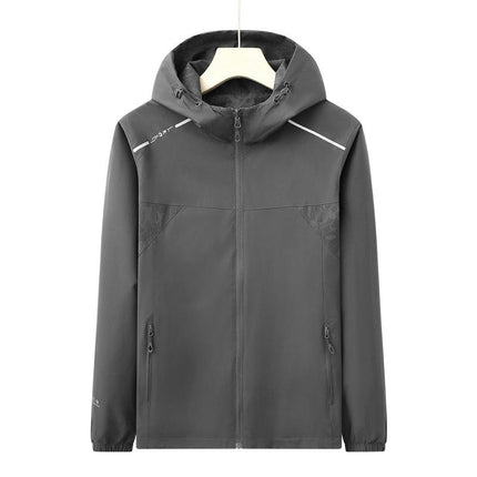 Double-sided Jacket-Women's Outdoor Single-layer Windproof Hooded Jacket Camouflage Jacket Men