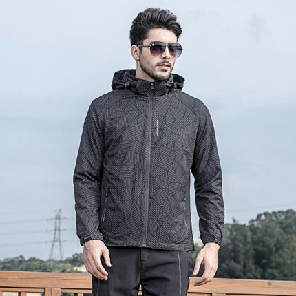 Women's Outdoor Waterproof Rain Jacket Softshell with Hooded Lightweight Windbreaker for Hiking