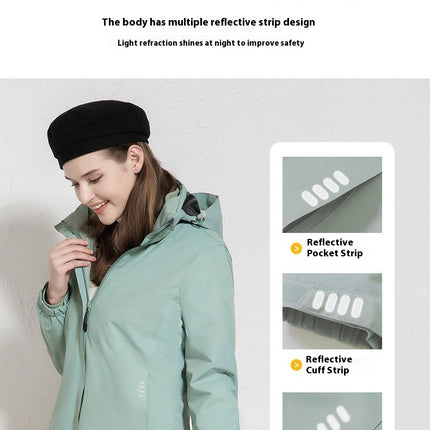Outdoor Jacket Waterproof, Windproof and Warm Men's and Women's Three-In-One Jacket