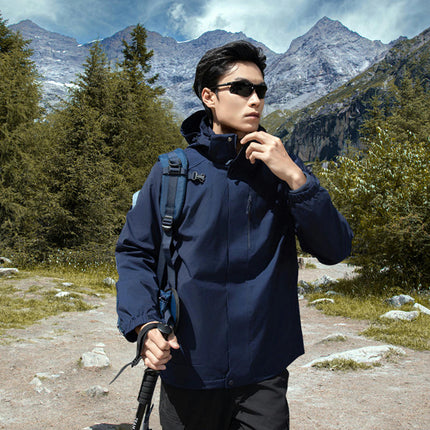 3-in-1 Jacket - Waterproof Cycling Hiking Mountaineering Windproof Jacket
