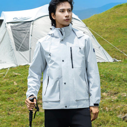 Single-layer Outdoor Jacket, Water-Repellent and Windproof Mountaineering Jacket