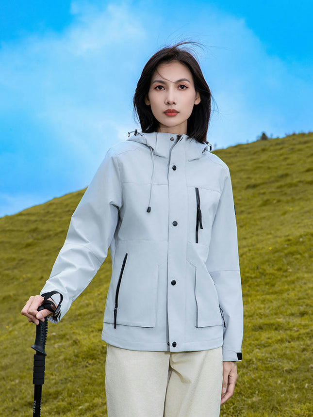 Single-layer Outdoor Jacket, Water-Repellent and Windproof Mountaineering Jacket